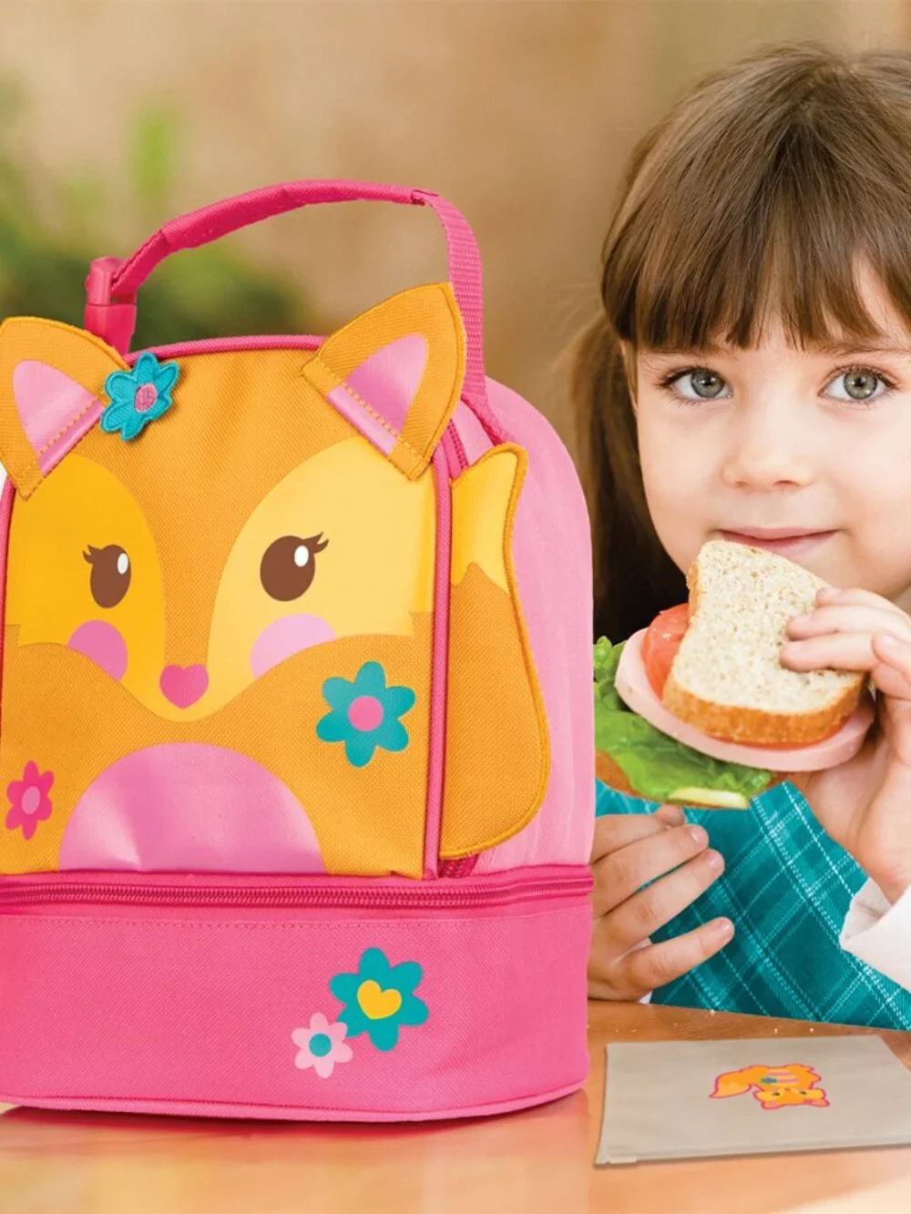Stephen Joseph Owl Lunch Box and Pencil Pouch Set